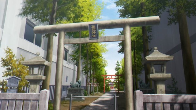 花园神社鸟居